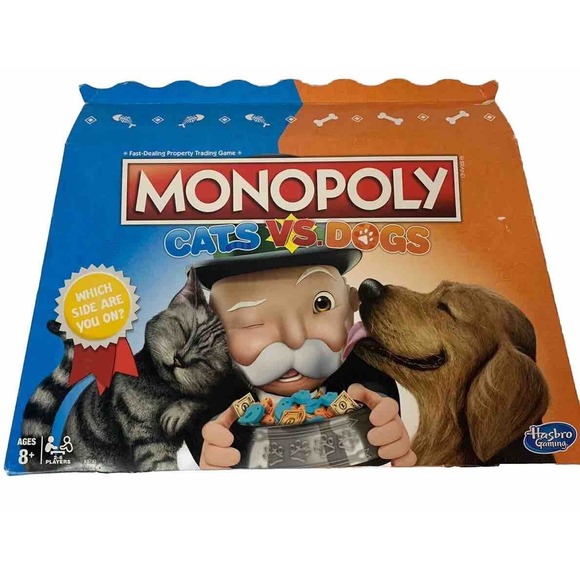 Hasbro Other - Monopoly Board Game Cats Vs Dogs Hasbro Gaming